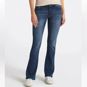 Democracy Ab Solution Bootcut Jeans Size 16 Stretch Denim Dark Wash